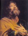 L’apôtre pénitent Peter Baroque peintre de cour Anthony van Dyck